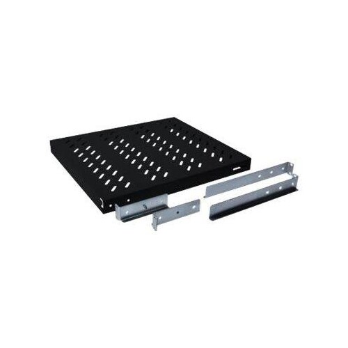 DIGITUS Fachboden mit variablen Befestigungsschienen zum Festeinbau in 483 mm (19")-Schränke Produktbild Additional View 1 L