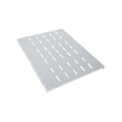 IC Intracom Intellinet 19" Fixed Shelf, 1U, 800mm Depth, Heavy-Duty, Max 100kg, Grey - Rack - Regal Produktbild Additional View 2 L