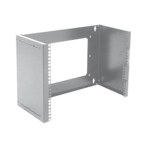 DIGITUS Eco-Line DN-19 PB-8U - Schrank - geeignet für Wandmontage - Grau, RAL 7035 - 8U - 48.3 cm (1 Produktbild