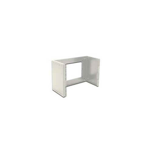 DIGITUS Eco-Line DN-19 PB-8U - Schrank - geeignet für Wandmontage - Grau, RAL 7035 - 8U - 48.3 cm (1 Produktbild Additional View 1 L