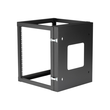 StarTech.com 12U Hinged Open Frame Wall Mount Server Rack - 4 Post 22 in. Depth Network Equipment Ra Produktbild Additional View 2 S
