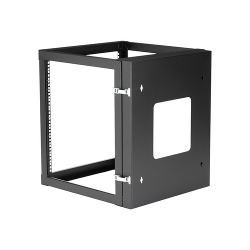 StarTech.com 12U Hinged Open Frame Wall Mount Server Rack - 4 Post 22 in. Depth Network Equipment Ra Produktbild Additional View 2 L