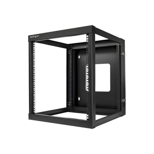 StarTech.com 12U Hinged Open Frame Wall Mount Server Rack - 4 Post 22 in. Depth Network Equipment Ra Produktbild Additional View 4 L