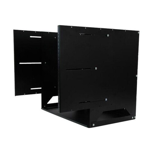 StarTech.com Wandmontage Server Rack mit Fachboden - 4HE - Anpassbar von 30,5 cm - 45,7cm - Rack (Wa Produktbild Additional View 1 L