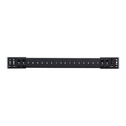 StarTech.com 12HE 4 Pfosten Open Frame Server Rack tiefenverstellbar mit Rollen / Nivellierfüße und Produktbild Additional View 1 L