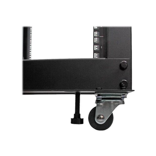 StarTech.com 12HE 4 Pfosten Open Frame Server Rack tiefenverstellbar mit Rollen / Nivellierfüße und Produktbild Additional View 3 L