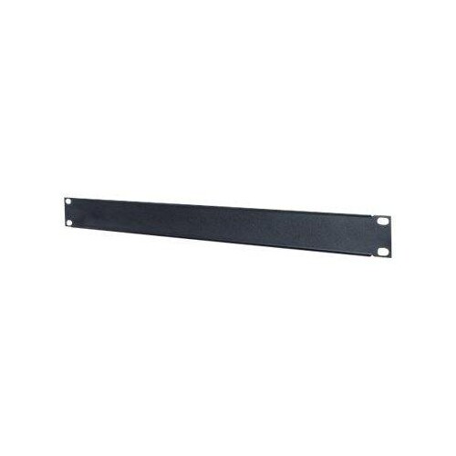 Intellinet 19" Blindabdeckung, 1 HE, schwarz - Blindabdeckung - Schwarz, RAL 9005 - 1U - 48.3 cm (19 Produktbild