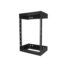 StarTech.com 15U 19" Wall Mount Network Rack, Adjustable Depth 12-20" 2 Post Open Frame Server Room Produktbild