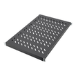 DIGITUS Fachboden mit variablen Befestigungsschienen zum Festeinbau in 483 mm (19")-Schränke Produktbild