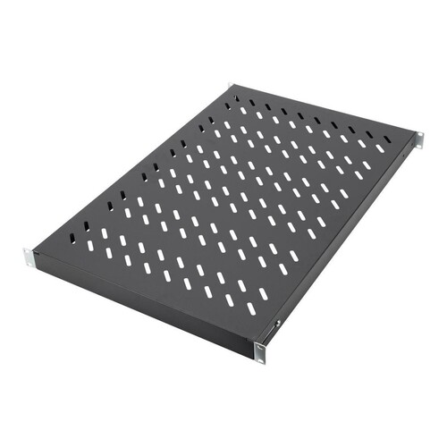 DIGITUS Fachboden mit variablen Befestigungsschienen zum Festeinbau in 483 mm (19")-Schränke Produktbild