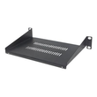 Intellinet 10" Cantilever Shelf, 1U, 150mm Depth, Vented, Max 45kg, Black, Three Year Warranty - Rac Produktbild