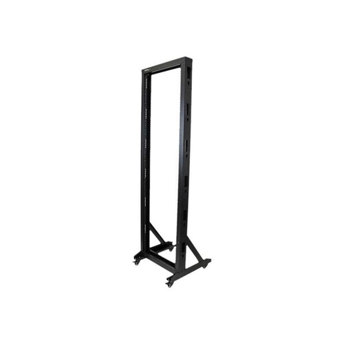 StarTech.com 2 Post Server Rack mit Rollen - stabile Stahl konstruktion Produktbild Additional View 4 L