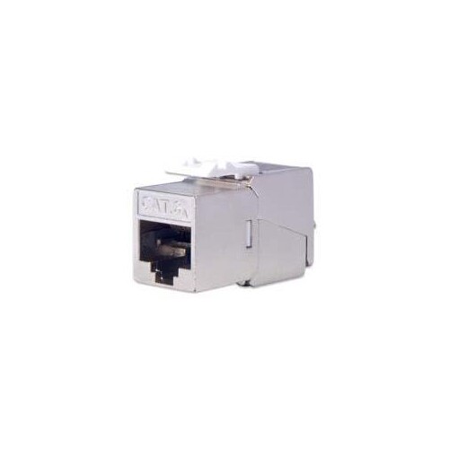DIGITUS CAT 6A Keystone Modul, geschirmt mit intelligentem Kabelmanager Produktbild Additional View 1 L