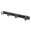 DIGITUS Kabelrangierpanel mit Bürstenleisten für 483 mm (19")-Schränke, 1HE Produktbild Additional View 1 S
