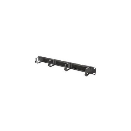 DIGITUS Kabelrangierpanel mit Bürstenleisten für 483 mm (19")-Schränke, 1HE Produktbild Additional View 1 L