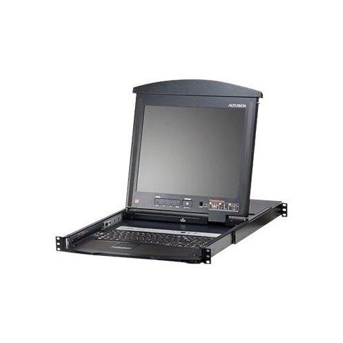 ATEN ALTUSEN KL1516AN - KVM-Konsole mit KVM-Switch - 16 Anschlüsse - PS/2, USB, seriell - German QWE Produktbild