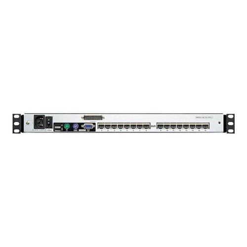 ATEN ALTUSEN KL1516AN - KVM-Konsole mit KVM-Switch - 16 Anschlüsse - PS/2, USB, seriell - German QWE Produktbild Additional View 2 L