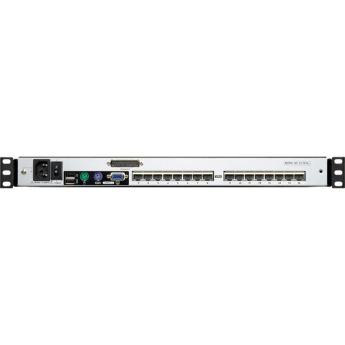 ATEN ALTUSEN KL1516AN - KVM-Konsole mit KVM-Switch - 16 Anschlüsse - PS/2, USB, seriell - German QWE Produktbild Additional View 4 L