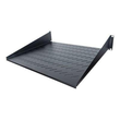 Intellinet 19" Cantilever Shelf, 2U, 2-Point Front Mount, 400mm Depth, Vented, Max 25kg, Black, Thre Produktbild