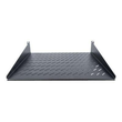Intellinet 19" Cantilever Shelf, 2U, 2-Point Front Mount, 400mm Depth, Vented, Max 25kg, Black, Thre Produktbild Additional View 1 S