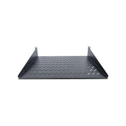 Intellinet 19" Cantilever Shelf, 2U, 2-Point Front Mount, 400mm Depth, Vented, Max 25kg, Black, Thre Produktbild Additional View 1 L