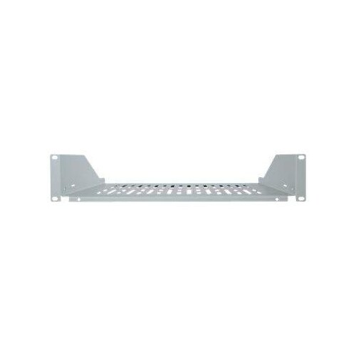 IC Intracom Intellinet 19" Cantilever Shelf, 2U, Fixed, Depth 350mm, Max 15kg, Grey, Three Year Warr Produktbild Additional View 3 L