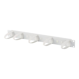 DIGITUS Professional DN-97601-2 - Kabelführungsplatte für Schaltschrank - Hellgrau, RAL 7035 - 1U - Produktbild