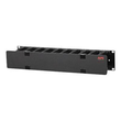 APC Horizontal Cable Manager Single-Sided with Cover - Rack - Kabelführungssatz - Schwarz - 2U - 48. Produktbild Additional View 2 S
