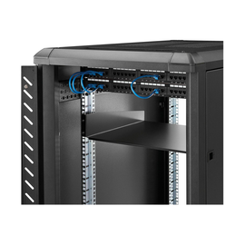 StarTech.com 2HE 19 Fachboden für Serverschrank bis 20 Kg belastbar aus Stahlblech Produktbild