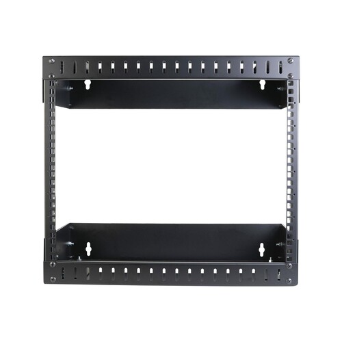 StarTech.com 8HE 19 Zoll Wand Netzwerk Rack - 2 Pfosten, offener Rahmen mit einstellbare Tiefe(30-50 Produktbild Additional View 1 L