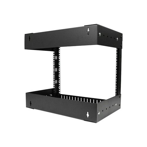 StarTech.com 8HE 19 Zoll Wand Netzwerk Rack - 2 Pfosten, offener Rahmen mit einstellbare Tiefe(30-50 Produktbild Additional View 3 L
