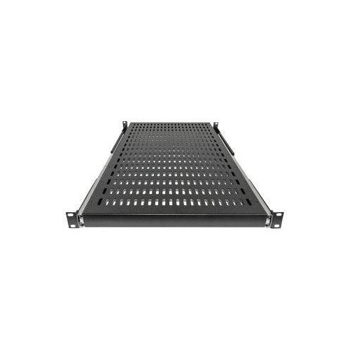 Intellinet 19" Ausziehbarer Fachboden, 1 HE, geeignet für Schränke mit 800 bis 1000 mm Tiefe, Ablage Produktbild Additional View 1 L