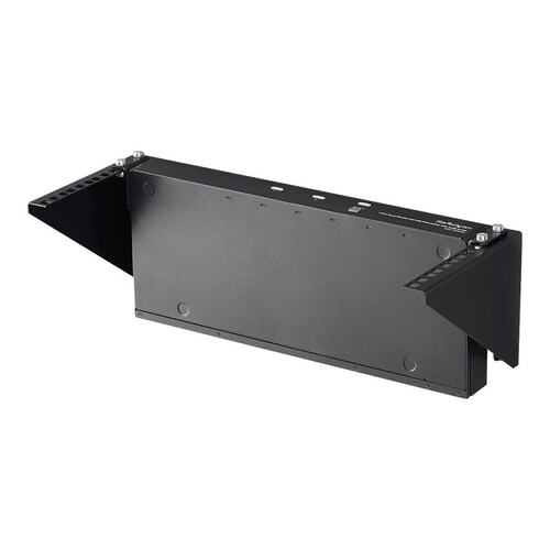 StarTech.com 4 HE 19 Zoll vertikale Wandmontage Rack Halterung aus Stahl - Schwarz - Halterung - gee Produktbild Additional View 3 L