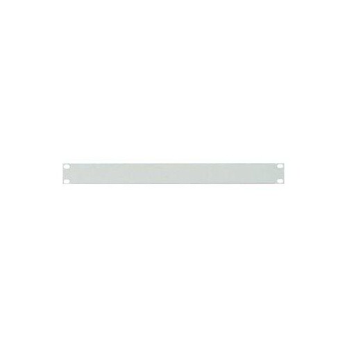 Intellinet 19" Blindabdeckung, 1 HE, grau - Blindabdeckung - Grau, RAL 7035 - 1U - 48.3 cm (19") Produktbild Front View L