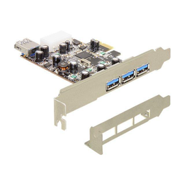 Delock PCI Express Card > 3 x extern + 1 x intern USB 3.0 Produktbild