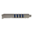 StarTech.com 4 Port USB 3.0 PCI Schnittstellenkarte - PCI SuperSpeed USB 3.0 Controller Karte - 2 x Produktbild Additional View 3 S