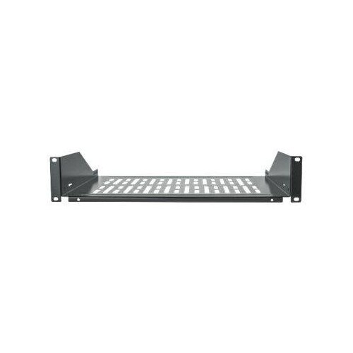 IC Intracom Intellinet 19" Cantilever Shelf, 2U, Fixed, Depth 350mm, Max 15kg, Black, Three Year War Produktbild Additional View 1 L
