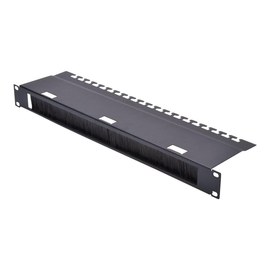 DIGITUS Kabeldurchführungspanel mit Bürstenleiste für 483 mm (19")-Schränke, 1HE Produktbild