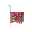 StarTech.com 3 Port PCI Express USB 3.0 Karte mit Gigabit Ethernet Produktbild Additional View 2 S