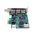 StarTech.com 4 Port USB 2.0 HighSpeed PCI Express Low Profile Schnittstellenkarte - 1 x USB 2.0 inte Produktbild Additional View 2 S