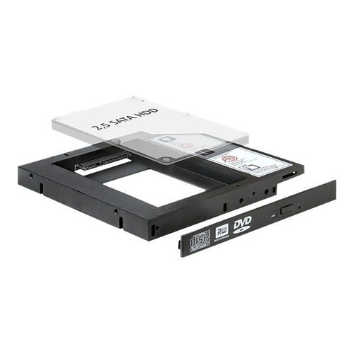 Delock Laufwerksschachtadapter - 2.5" (6.4 cm) Produktbild Front View L