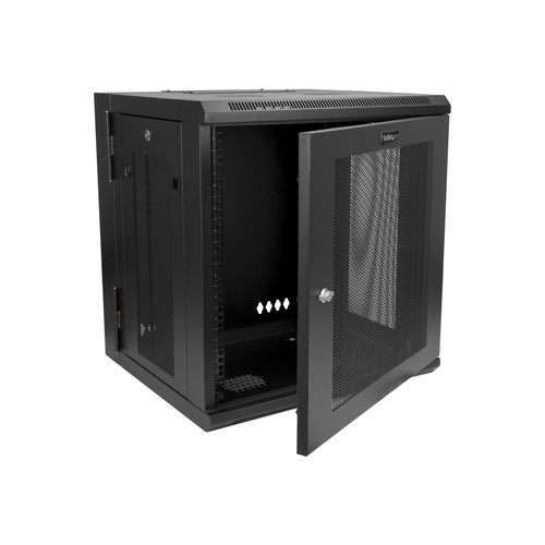 StarTech.com 12U 19" Wall Mount Network Cabinet, 20" Deep 4 Post Hinged Locking IT Computer Equipmen Produktbild Additional View 1 L