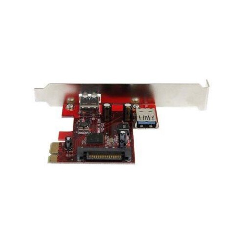 StarTech.com 2 Port USB 3.0 SuperSpeed PCI Express Schnittstellenkarte mit UASP Unterstützung Produktbild Additional View 3 L