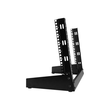 StarTech.com RK8OD Desktop Rack (8 HE - 2 Post Open Frame Rack) Schwarz Produktbild Additional View 2 S