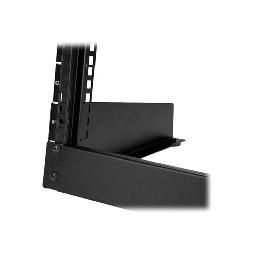 StarTech.com RK8OD Desktop Rack (8 HE - 2 Post Open Frame Rack) Schwarz Produktbild Additional View 3 L