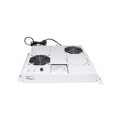 Intellinet Kühleinheit mit 2 Lüftern für 19" Schränke, Zur Deckenmontage, mit Thermostat, grau - Rac Produktbild