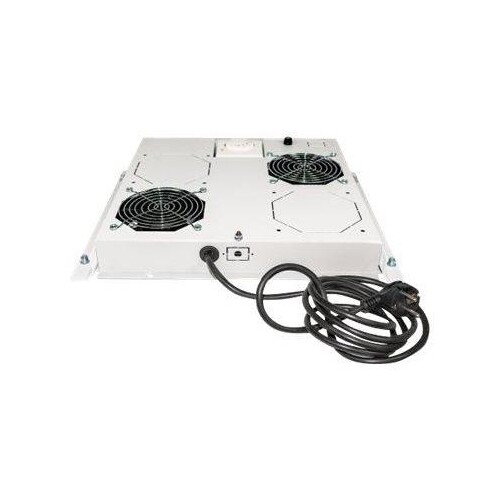 Intellinet Kühleinheit mit 2 Lüftern für 19" Schränke, Zur Deckenmontage, mit Thermostat, grau - Rac Produktbild Additional View 1 L