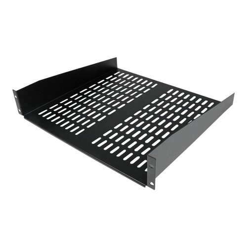 StarTech.com 2HE Universal Rack Mount Fachboden belüftet und freitragend für 19 Server Racks - 16Zol Produktbild Additional View 2 L