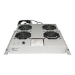 Intellinet 4-Fan Ventilation Unit for 19" Racks, Roof Mount, with Thermostat, Grey - Rack-Lüftereins Produktbild Additional View 3 S