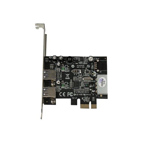 StarTech.com 2 Port USB 3.0 PCI Express Schnittstellenkarte mit UASP und 4 Pin LP4 Molex Produktbild Additional View 2 L